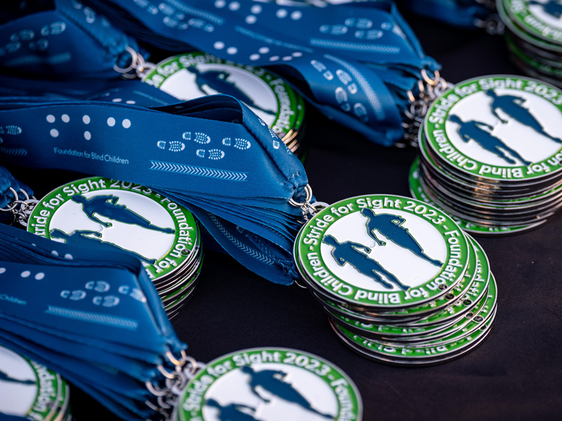 2023 Stride for Sight Participant Medals