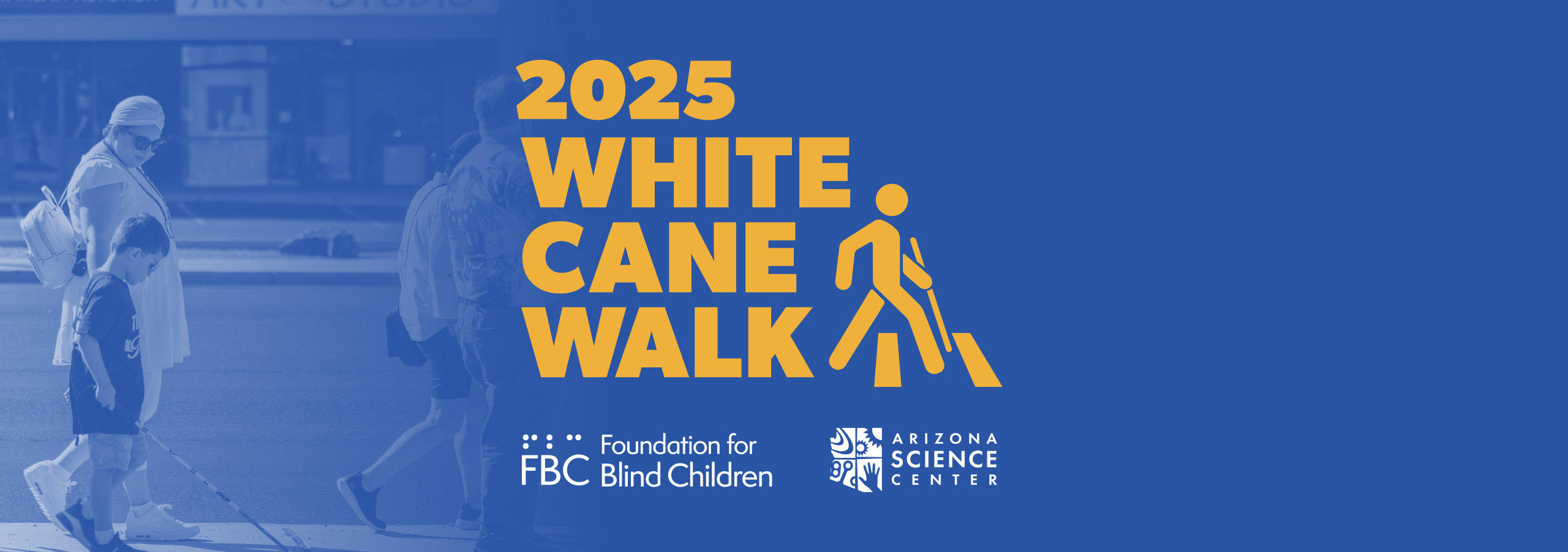 White Cane Walk 2025 Banner