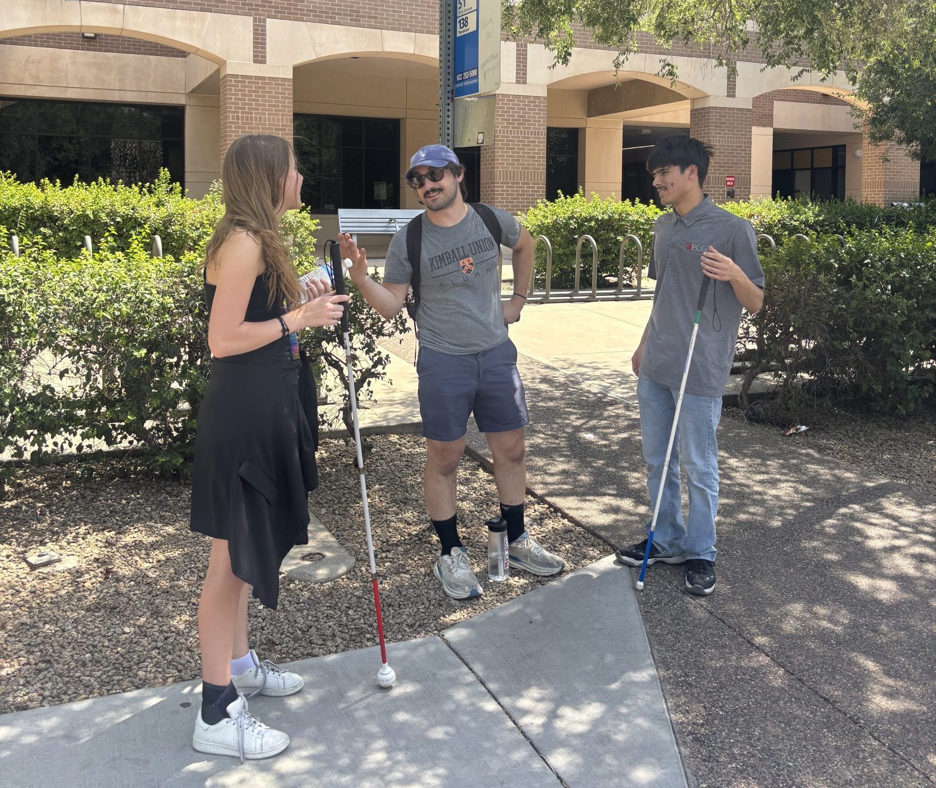 TTW 2 Teen To Work students working at the IT department for their summer job get a tour of FBC